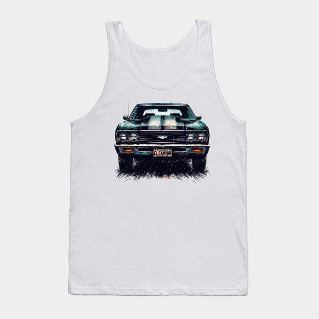 Chevrolet El Camino Tank Top by Vehicles-Art